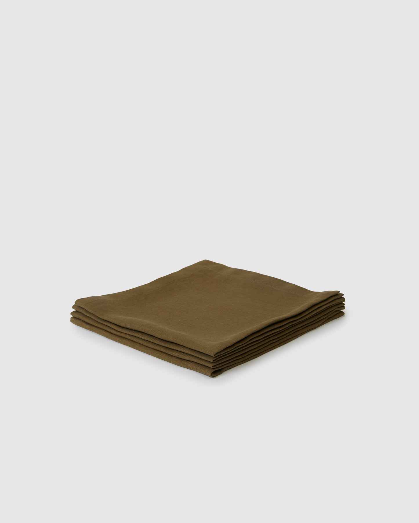 Berkeley Linen Table Napkins (Set of 4) - Moss