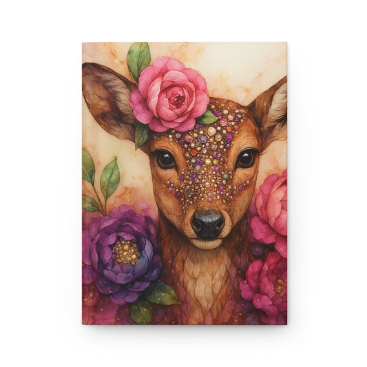 Jeweled Doe Hardcover Journal Matte