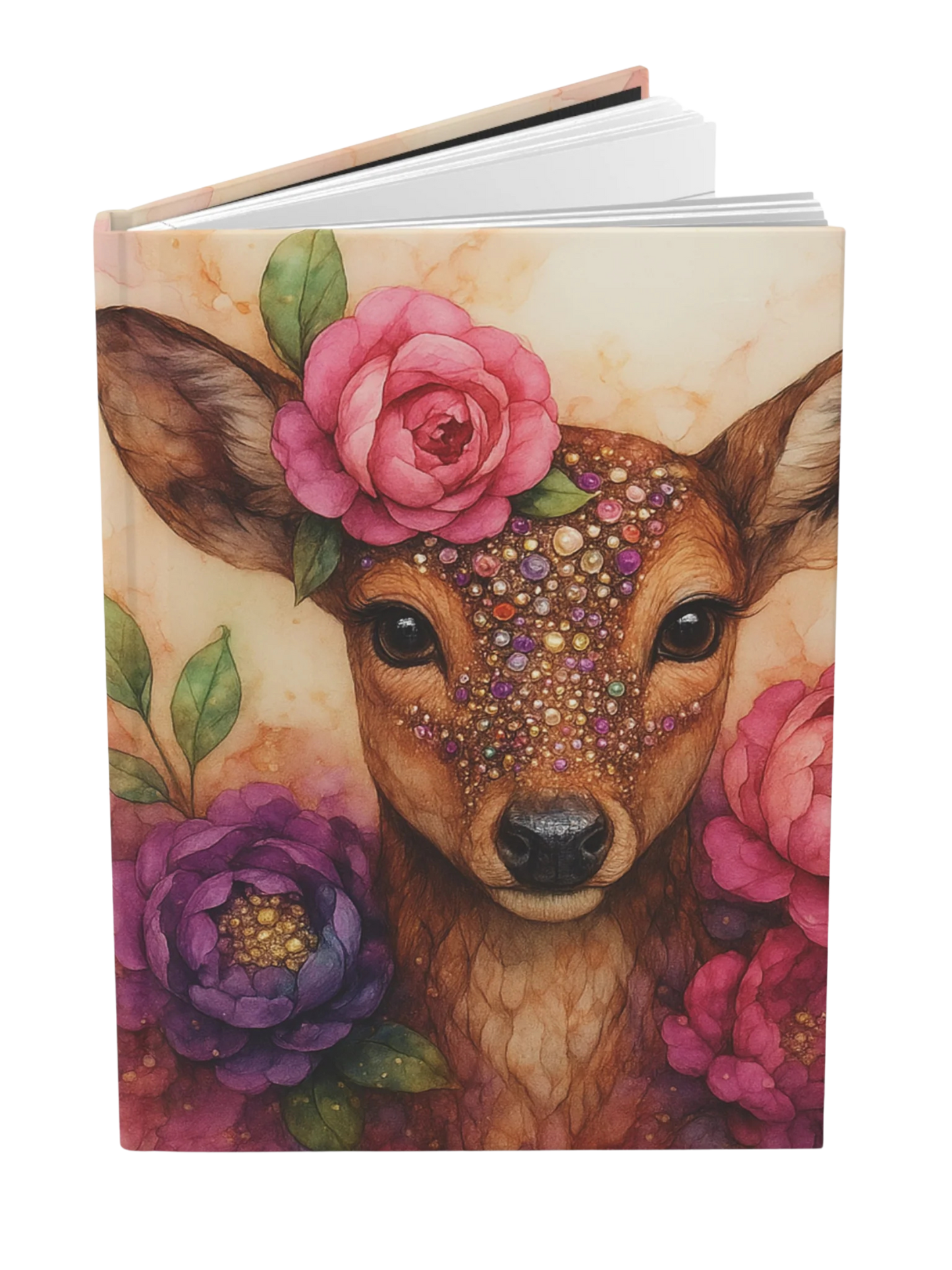 Jeweled Doe Hardcover Journal Matte