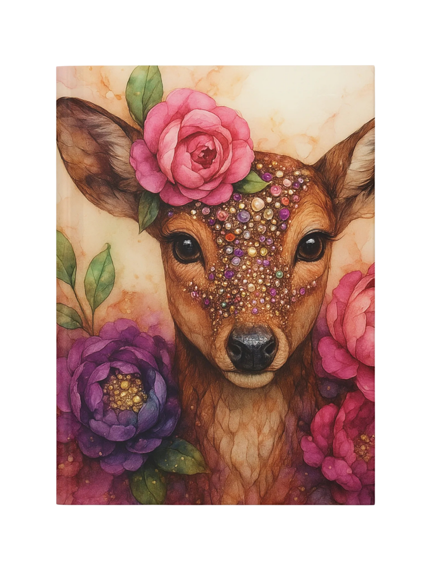 Jeweled Doe Hardcover Journal Matte